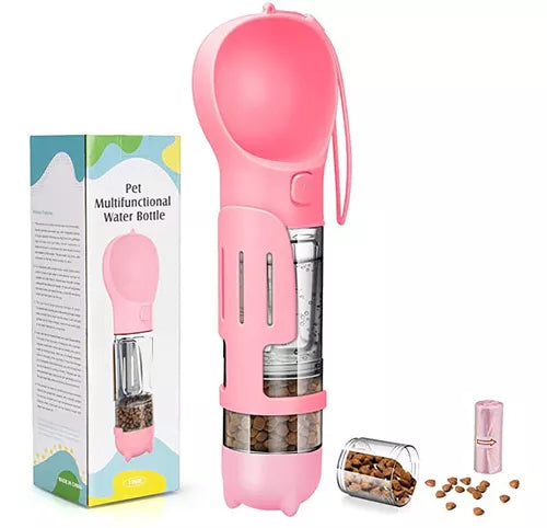 AquaDog 3en1 Botella Portátil  I multiusos para mascotas