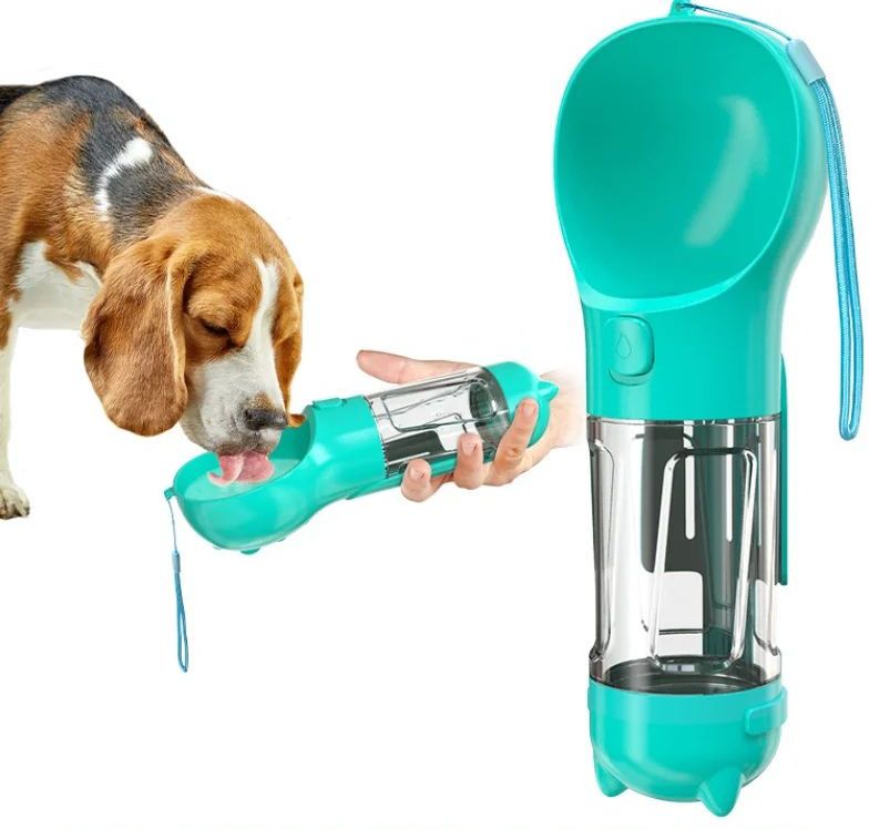 AquaDog 3en1 Botella Portátil  I multiusos para mascotas