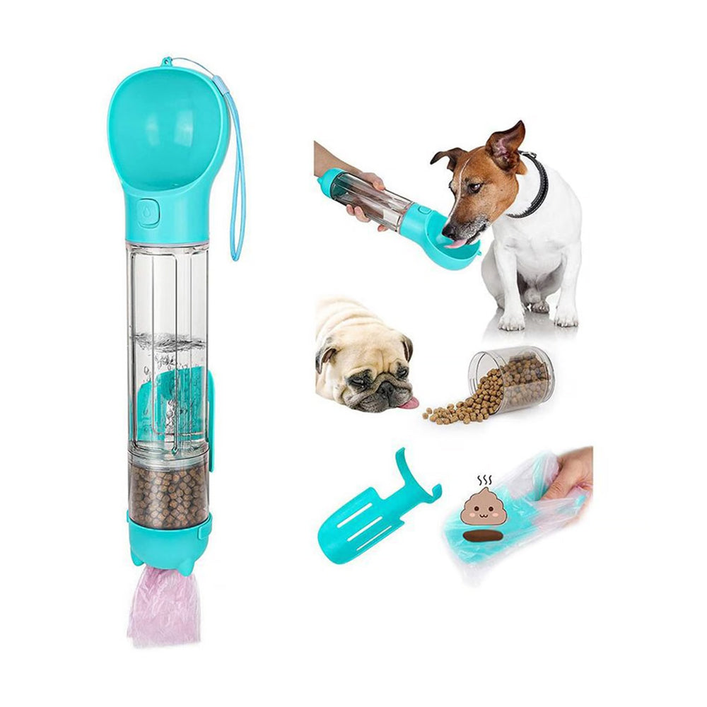 AquaDog 3en1 Botella Portátil  I multiusos para mascotas