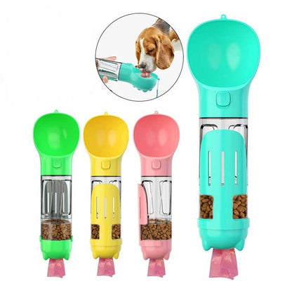 AquaDog 3en1 Botella Portátil  I multiusos para mascotas