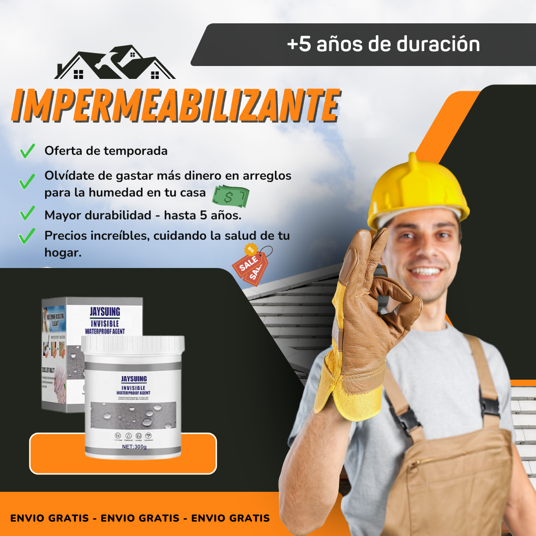 Sellador Invisible | Impermeabilizante Multiusos