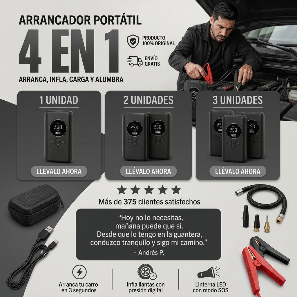 A459 Iniciador de baterías/Inflador