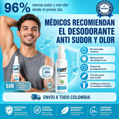 Desodorante DROFF - Tratamiento contra el sudor