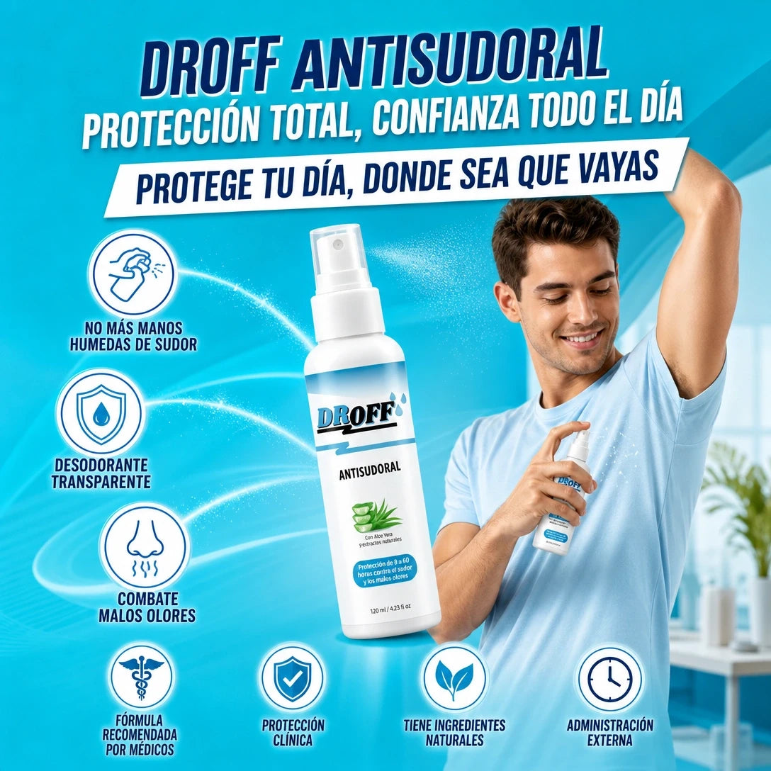 Desodorante DROFF - Tratamiento contra el sudor
