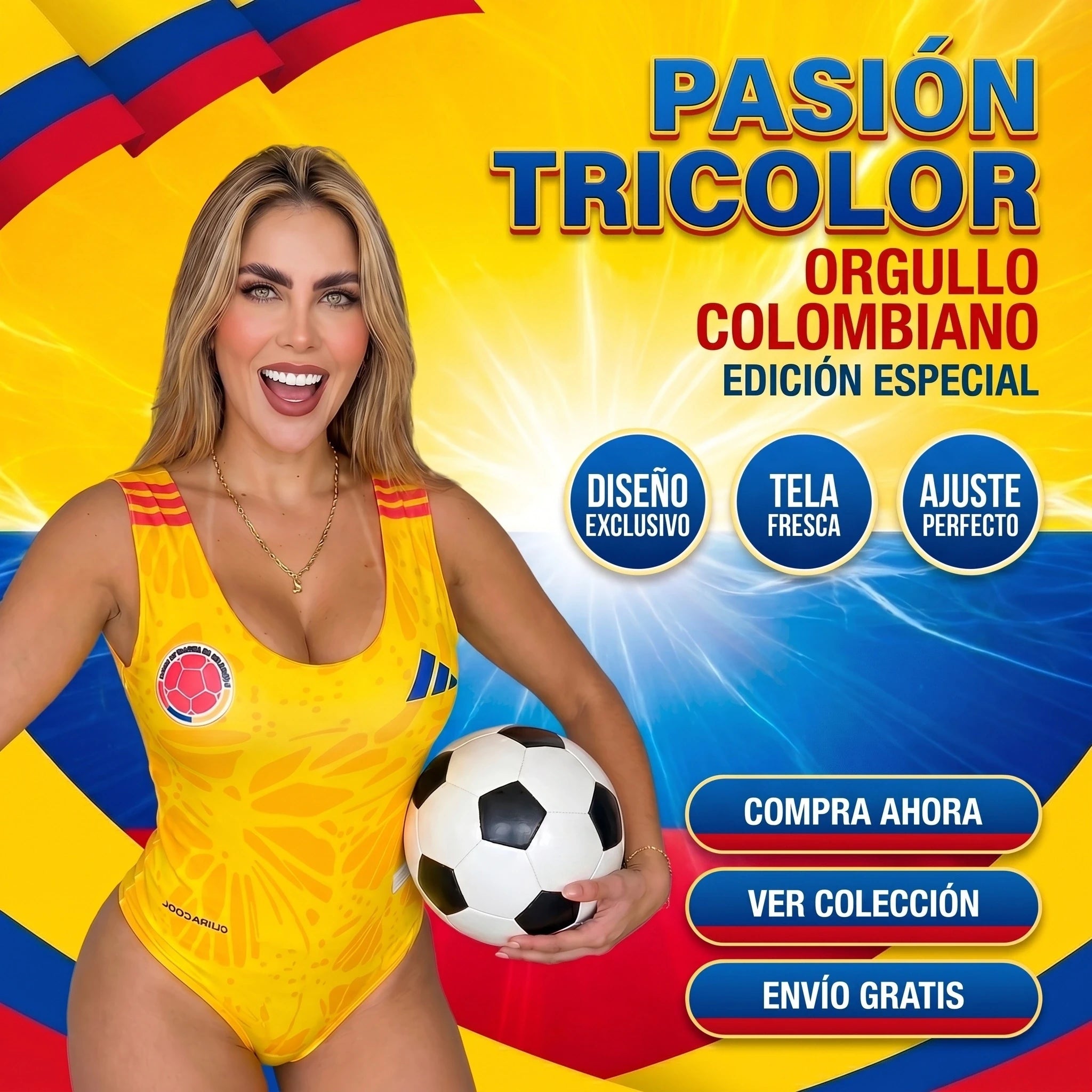 ⚽️Body Tricolor⚽️SELECCIÓN COLOMBIA
