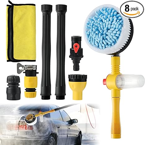 Cepillo HydroSpin™ Pro – Limpieza 360° sin esfuerzo